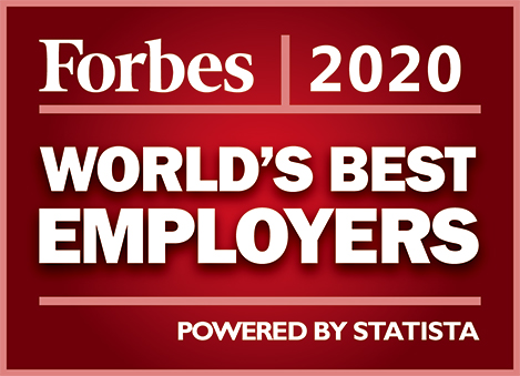 Forbes WORLD'S BEST EMPLOYERS 2020 ロゴ