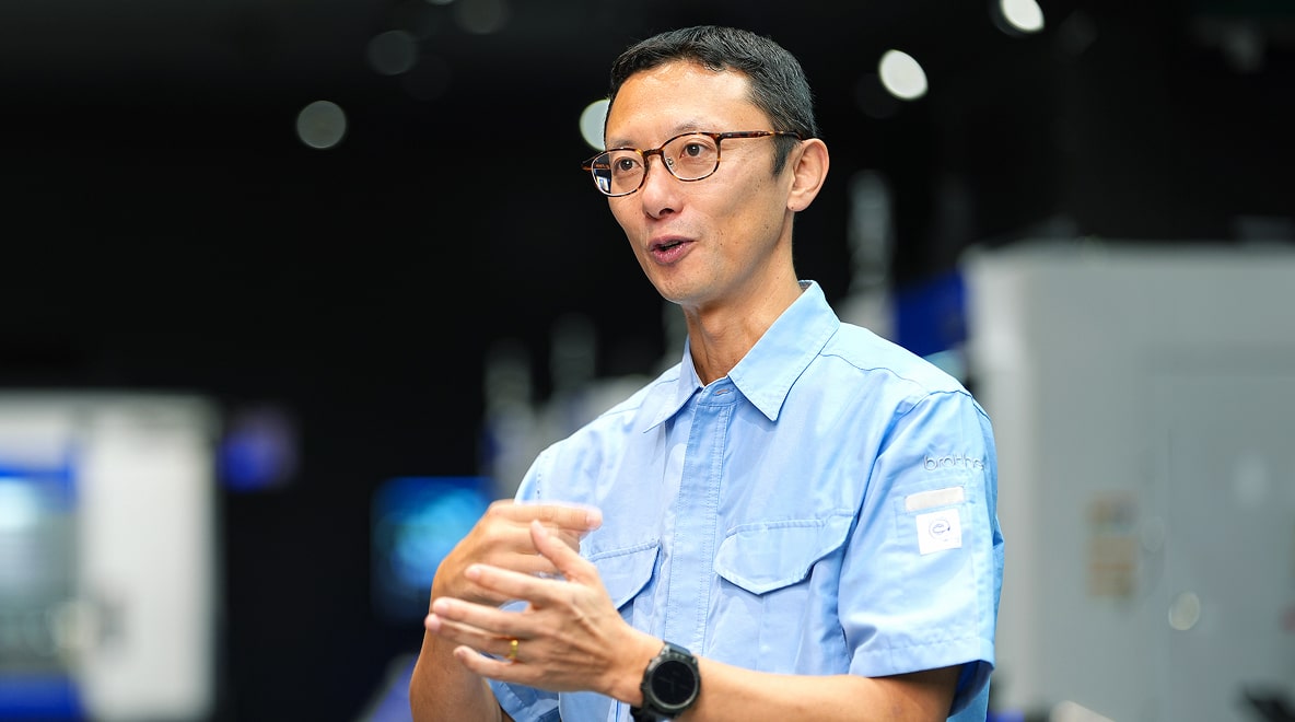 石橋さんのインタビュー写真