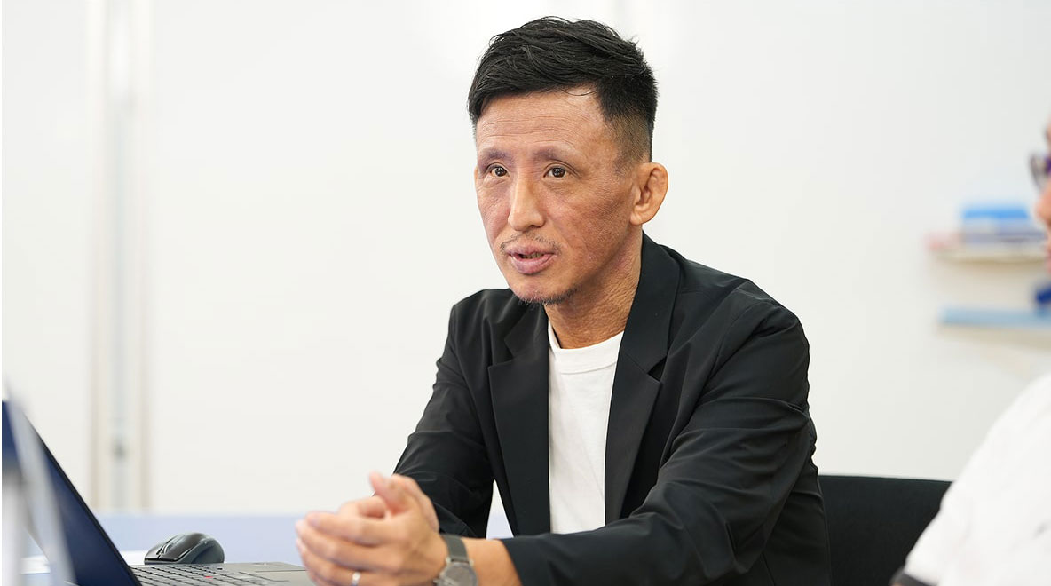 中田さんのインタビュー写真