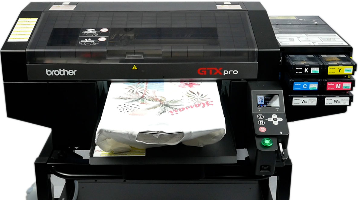 ガーメントプリンターの写真