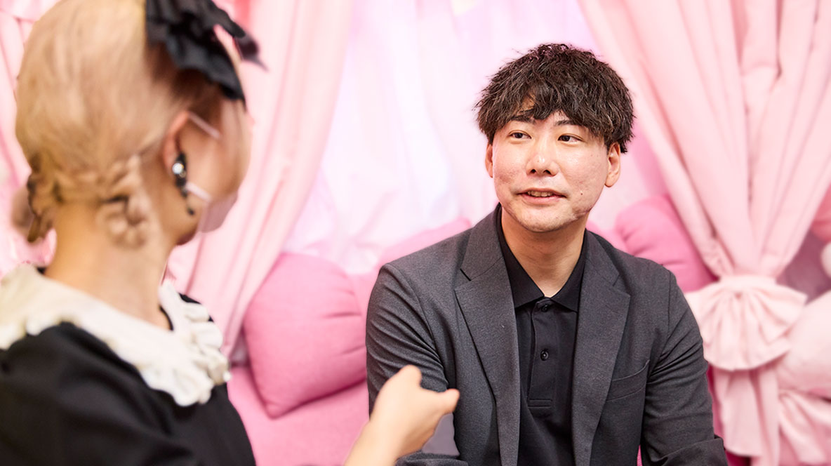 風間さんのインタビュー写真