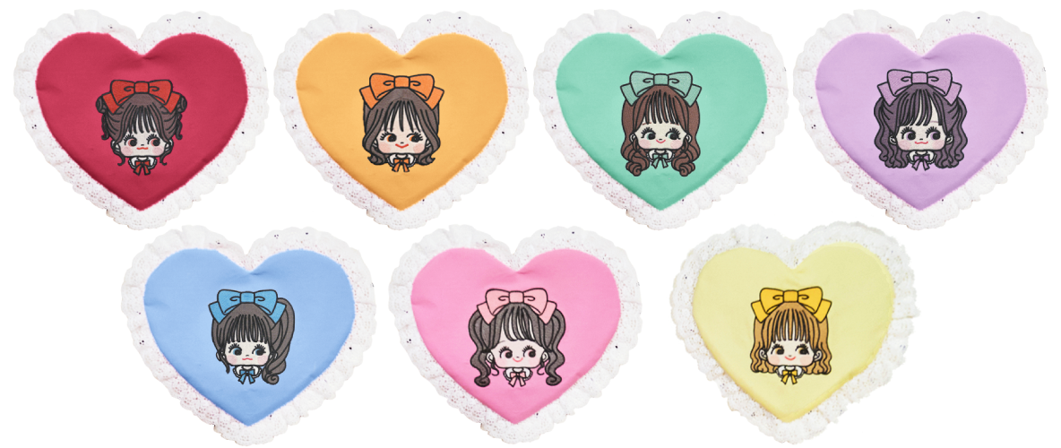 DTE技術でつくられ、実際の衣装で使われた刺しゅうの写真