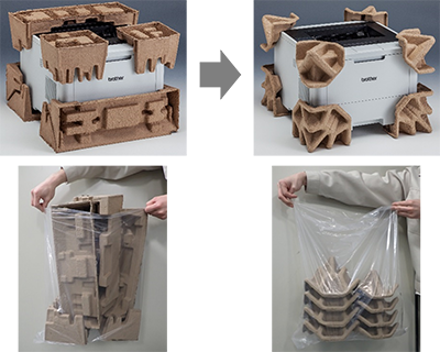 Reduction of cushioning materials