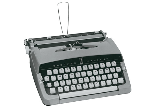 First model of portable typewriter JP1-111
