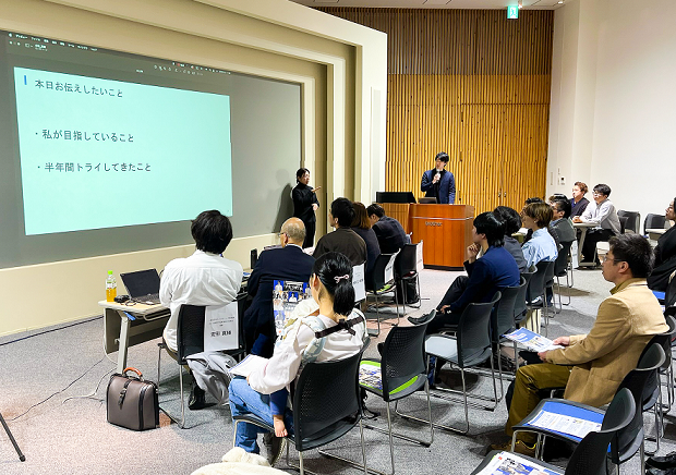 Final presentation session at the Tokai Young Entrepreneurs Seminar