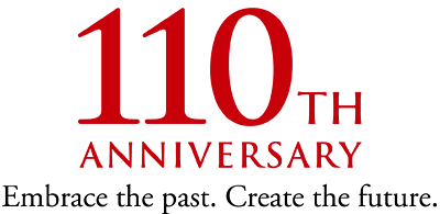 The 110th anniversary logo